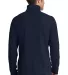 Eddie Bauer EB226 1/2-Zip Microfleece Jacket Navy back view