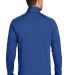 Eddie Bauer EB236  1/2-Zip Base Layer Fleece Cobalt Blue back view
