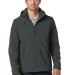 Eddie Bauer EB536  Hooded Soft Shell Parka Grey Steel front view