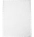Colorado Clothing 5066 Cuddle Fleece Blanket White front view