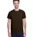 Gildan 2000 Ultra Cotton T-Shirt G200 in Dark chocolate front view