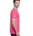 Gildan 2000 Ultra Cotton T-Shirt G200 in Safety pink side view