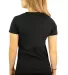 2000L Gildan Ladies' 6.1 oz. Ultra Cotton® T-Shir in Black back view