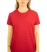 2000L Gildan Ladies' 6.1 oz. Ultra Cotton® T-Shir in Cardinal red front view