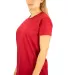 2000L Gildan Ladies' 6.1 oz. Ultra Cotton® T-Shir in Cardinal red side view