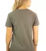 2000L Gildan Ladies' 6.1 oz. Ultra Cotton® T-Shir in Charcoal back view