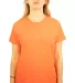 2000L Gildan Ladies' 6.1 oz. Ultra Cotton® T-Shir in Orange front view