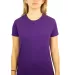 2000L Gildan Ladies' 6.1 oz. Ultra Cotton® T-Shir in Purple front view