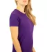 2000L Gildan Ladies' 6.1 oz. Ultra Cotton® T-Shir in Purple side view