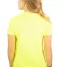 2000L Gildan Ladies' 6.1 oz. Ultra Cotton® T-Shir in Safety green back view