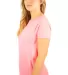 2000L Gildan Ladies' 6.1 oz. Ultra Cotton® T-Shir in Safety pink side view