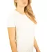 2000L Gildan Ladies' 6.1 oz. Ultra Cotton® T-Shir WHITE side view