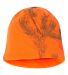Kati LCB08 8" Camo Knit Cap in Blaze realtree ap front view