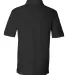 FeatherLite 0500 Pique Sport Shirt in Black back view