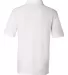 FeatherLite 0500 Pique Sport Shirt in White back view