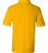 FeatherLite 0500 Pique Sport Shirt in Gold back view