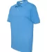 FeatherLite 2100 100% Cotton Pique Sport Shirt Bimini Blue side view