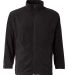 FeatherLite 3301 Microfleece Full-Zip Jacket in Onyx black front view