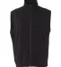 FeatherLite 3310 Unisex Microfleece Vest Onyx Black front view