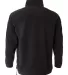 FeatherLite 3351 Microfleece Unisex Quarter-Zip Pu in Onyx black back view