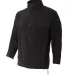 FeatherLite 3351 Microfleece Unisex Quarter-Zip Pu in Onyx black side view