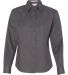 FeatherLite 5283 Women's Long Sleeve Stain-Resista Heathered Charcoal front view