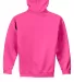 G185B Gildan Youth 7.75 oz. Heavy Blend™ 50/50 H in Safety pink back view