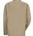 Wrangler WS10T Long Sleeve Work Shirt Tall Sizes in Khaki back view