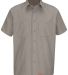 Wrangler WS20 Short Sleeve Work Shirt in Silver front view