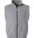 Sierra Pacific 3010 Full-Zip Fleece Vest Heather Grey front view