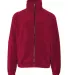 Sierra Pacific 4061 Youth Full-Zip Fleece Jacket Red front view