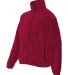 Sierra Pacific 4061 Youth Full-Zip Fleece Jacket Red side view
