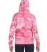 3969 Code V Camouflage Pullover Hooded Sweatshirt  in Pink woodland back view