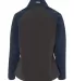 DRI DUCK 9439 Women's Contour Soft Shell Jacket Deep Blue/ Charcoal back view