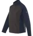 DRI DUCK 9439 Women's Contour Soft Shell Jacket Deep Blue/ Charcoal side view