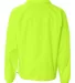 Rawlings 9718 Nylon Coach's Jacket Safety Green back view