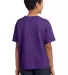 3931B Fruit of the Loom Youth 5.6 oz. Heavy Cotton Purple back view