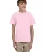 3931B Fruit of the Loom Youth 5.6 oz. Heavy Cotton Classic Pink front view