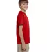 3931B Fruit of the Loom Youth 5.6 oz. Heavy Cotton True Red side view