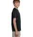 3931B Fruit of the Loom Youth 5.6 oz. Heavy Cotton Black side view