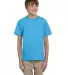 3931B Fruit of the Loom Youth 5.6 oz. Heavy Cotton Aquatic Blue front view