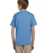 3931B Fruit of the Loom Youth 5.6 oz. Heavy Cotton Columbia Blue back view