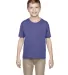 3931B Fruit of the Loom Youth 5.6 oz. Heavy Cotton Retro Heather Purple front view