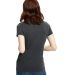 US Blanks US100 Ladies Short-Sleeve Garment-Dyed J in Vintage black back view