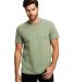 US Blanks US200OR Men's 5.8 oz. Short-Sleeve Organ in Olive front view