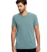 US Blanks US2400G Unisex 3.8 oz. Short-Sleeve Garm in Pgmt hedge green front view