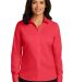 Red House RH79  Ladies Non-Iron Twill Shirt Dragonfruit Pk front view