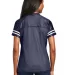 Sport Tek LST307 Sport-Tek Ladies PosiCharge Repli Tr Navy/White back view