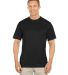 Augusta 790 Mens Wicking T-Shirt in Black front view
