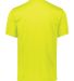 Augusta 790 Mens Wicking T-Shirt in Safety yellow back view